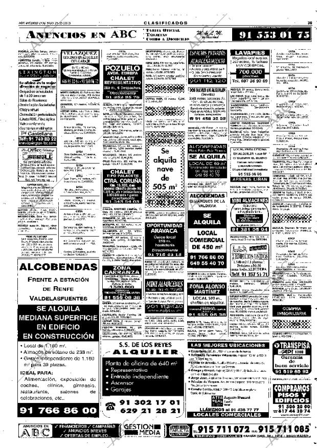 ABC MADRID 25-11-2001 página 123