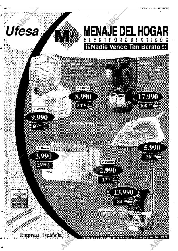 ABC MADRID 25-11-2001 página 130