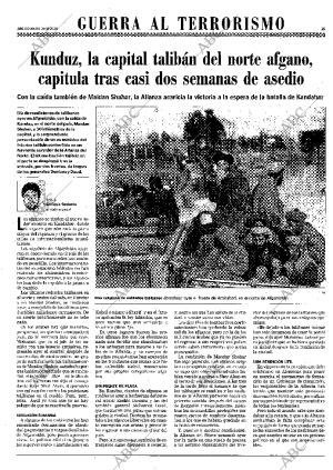 ABC MADRID 25-11-2001 página 15