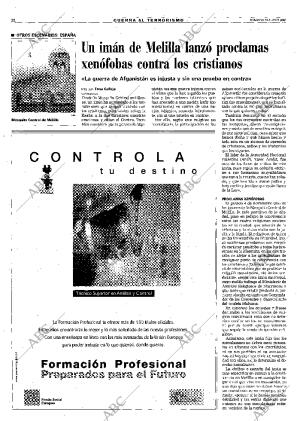 ABC MADRID 25-11-2001 página 22