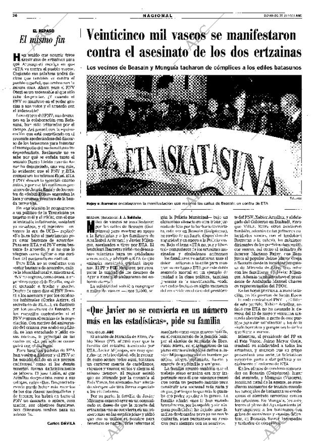 ABC MADRID 25-11-2001 página 26