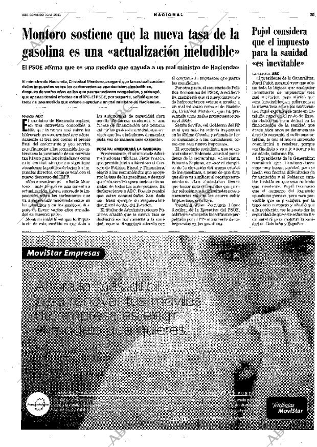 ABC MADRID 25-11-2001 página 29