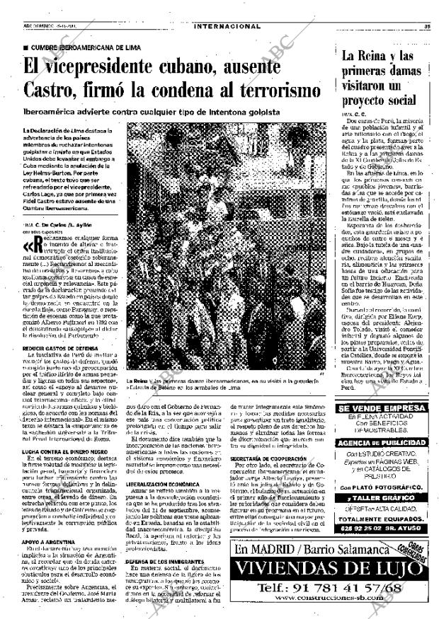 ABC MADRID 25-11-2001 página 35