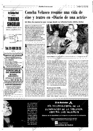 ABC MADRID 25-11-2001 página 74