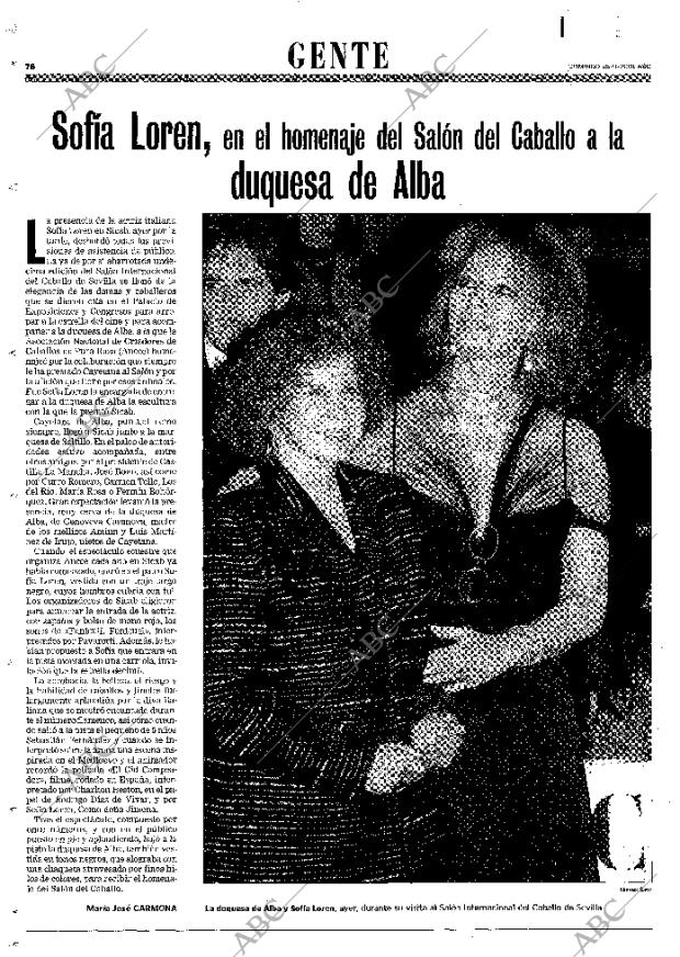 ABC MADRID 25-11-2001 página 76