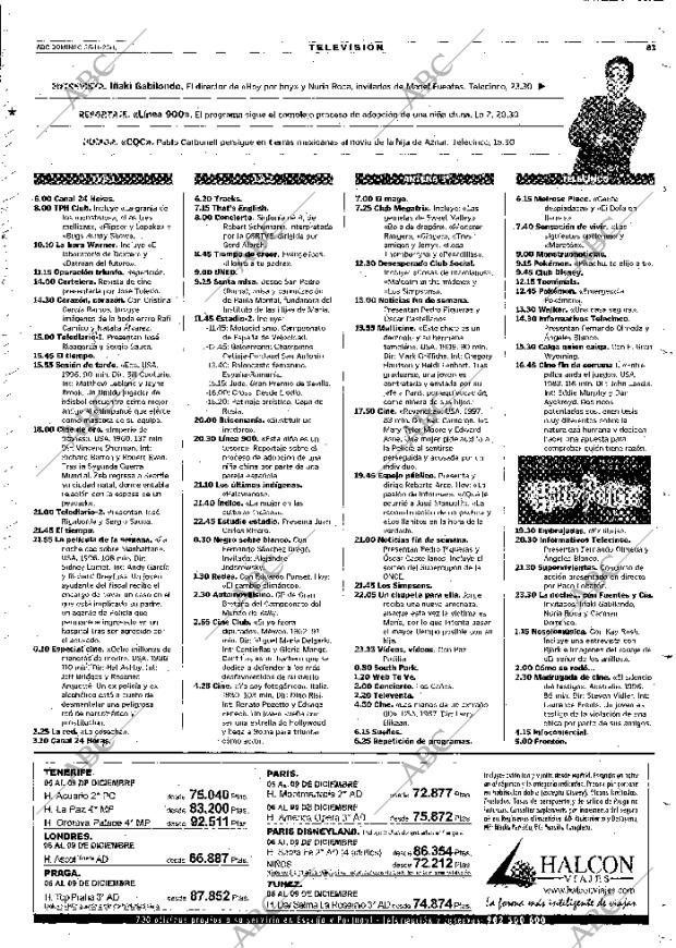 ABC MADRID 25-11-2001 página 83