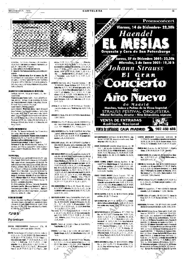 ABC MADRID 25-11-2001 página 99