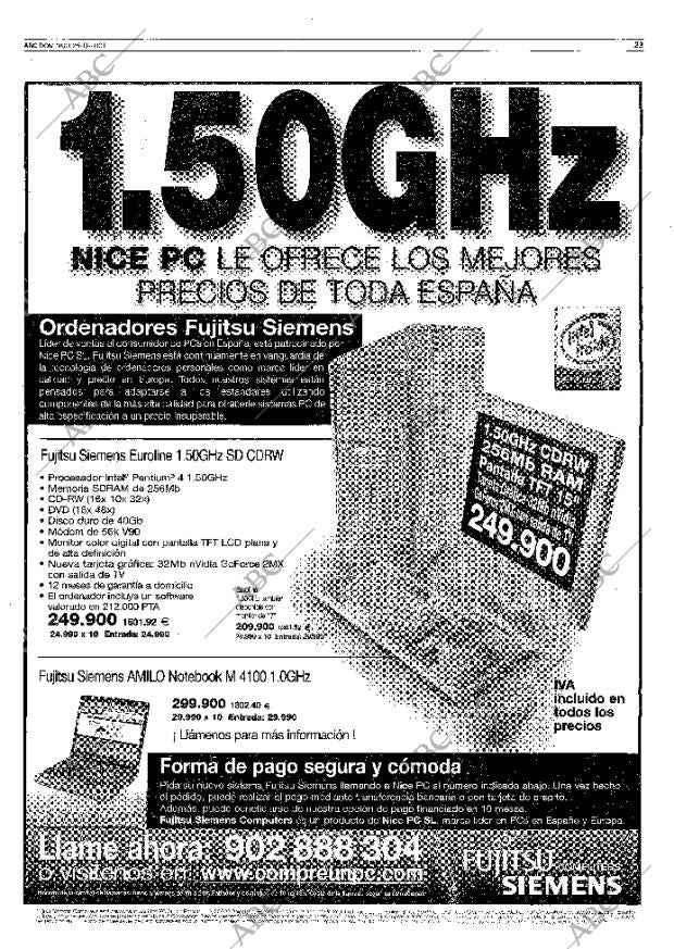 ABC SEVILLA 25-11-2001 página 23
