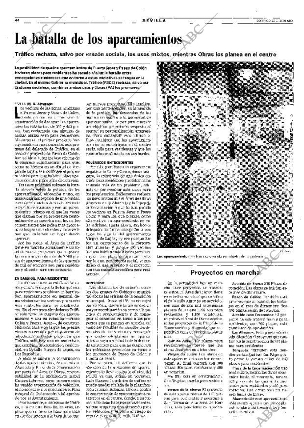 ABC SEVILLA 25-11-2001 página 44
