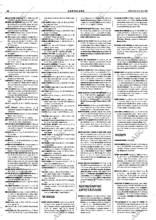 ABC MADRID 28-11-2001 página 104