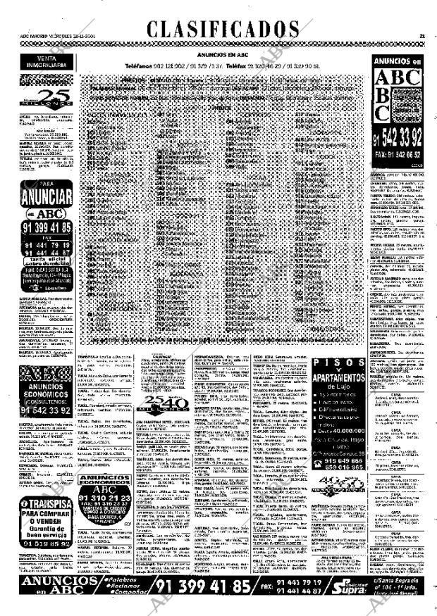 ABC MADRID 28-11-2001 página 105