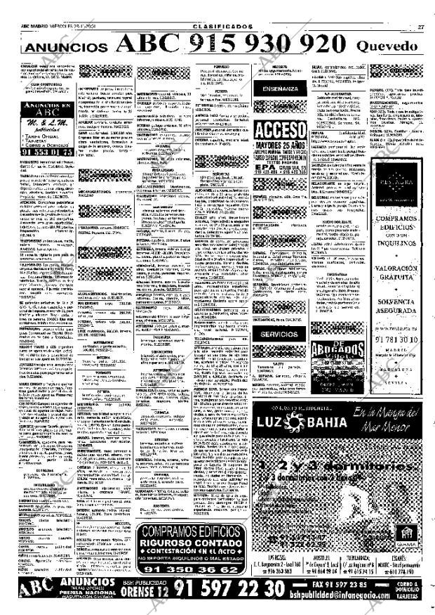 ABC MADRID 28-11-2001 página 111