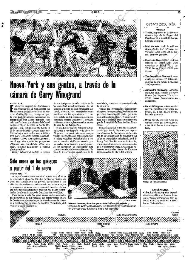ABC MADRID 28-11-2001 página 119
