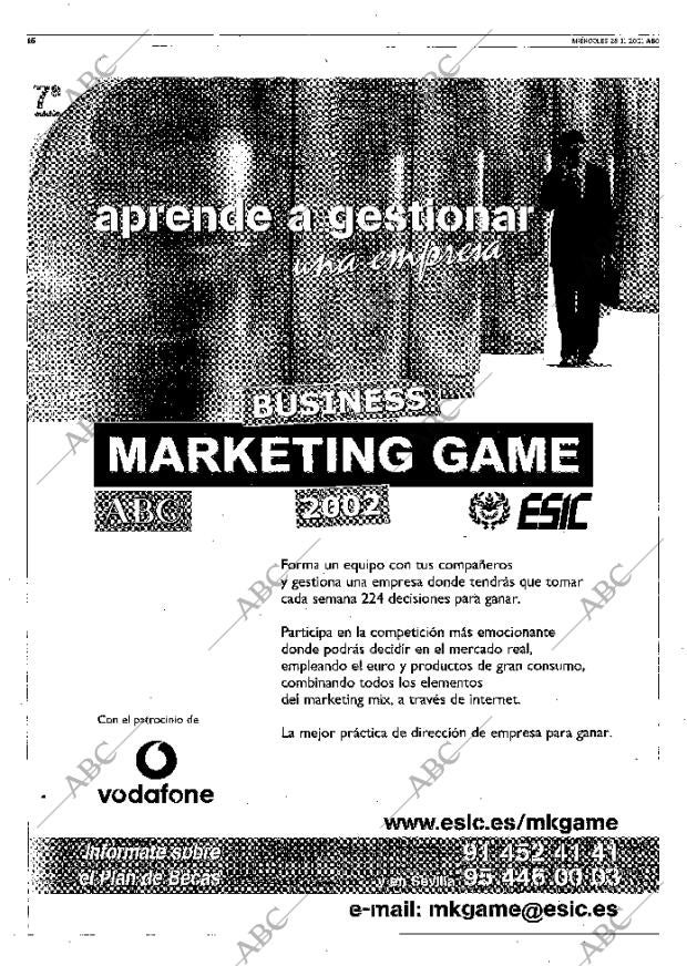 ABC MADRID 28-11-2001 página 16