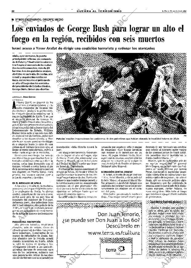 ABC MADRID 28-11-2001 página 22