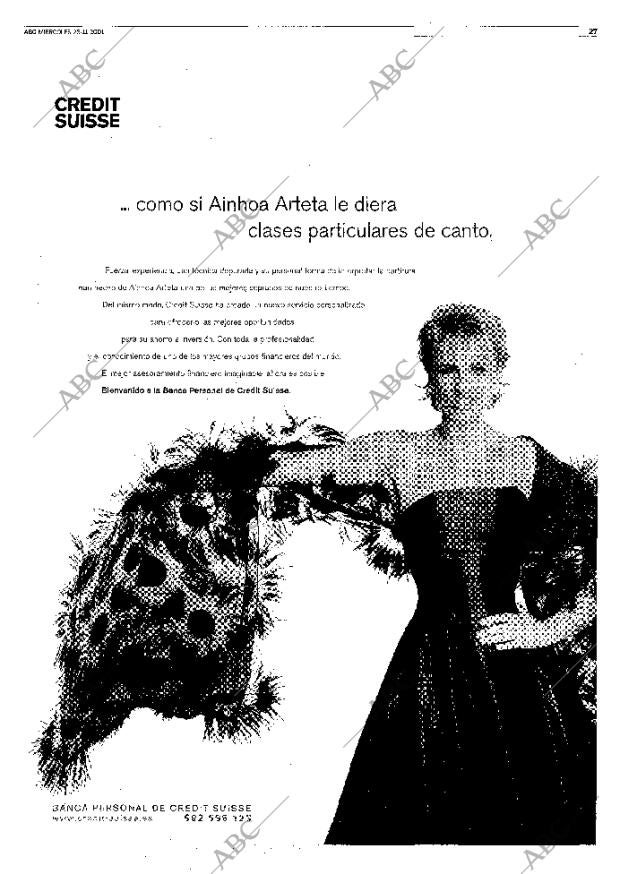 ABC MADRID 28-11-2001 página 27