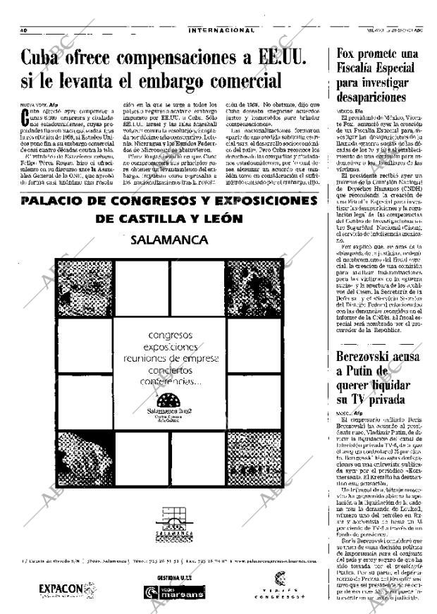 ABC MADRID 28-11-2001 página 40