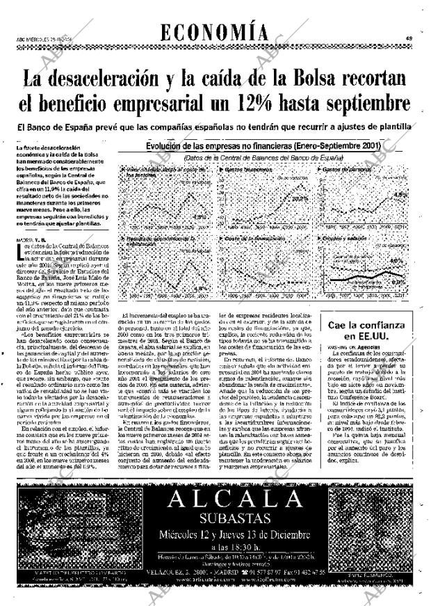 ABC MADRID 28-11-2001 página 49