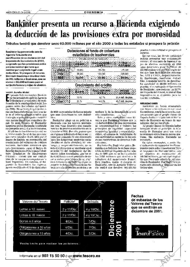 ABC MADRID 28-11-2001 página 51