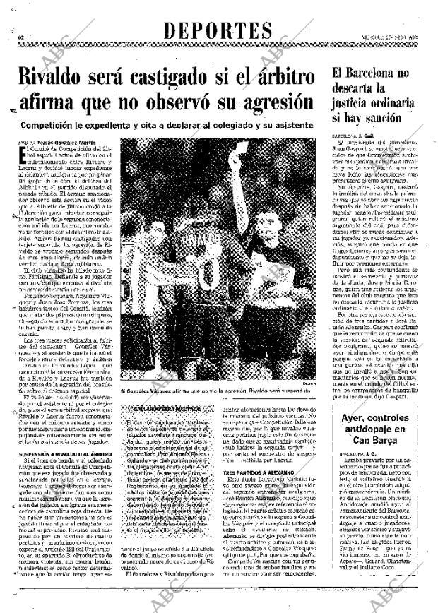 ABC MADRID 28-11-2001 página 62