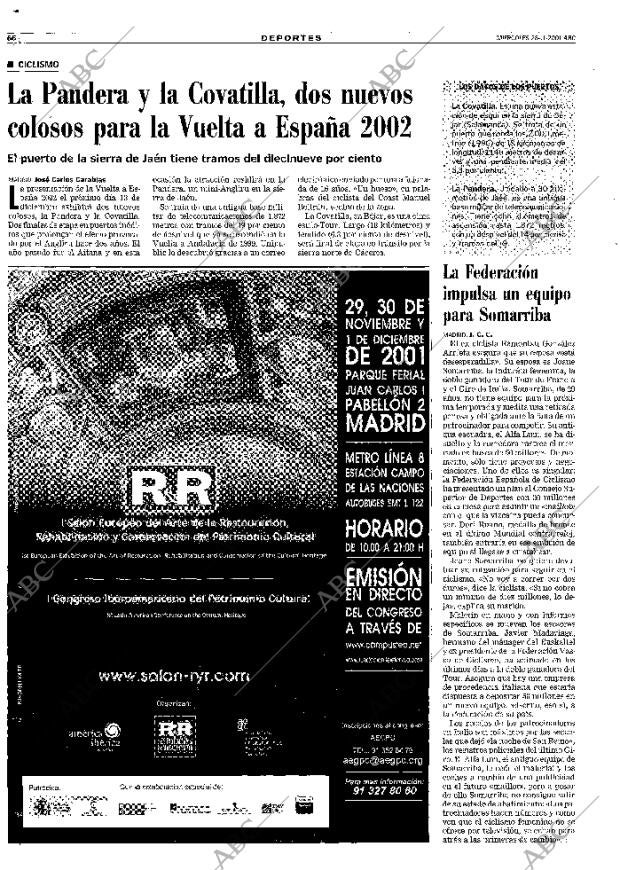 ABC MADRID 28-11-2001 página 66