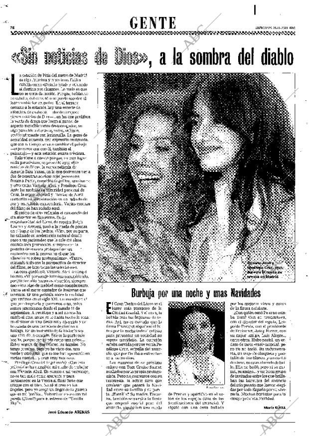 ABC MADRID 28-11-2001 página 76