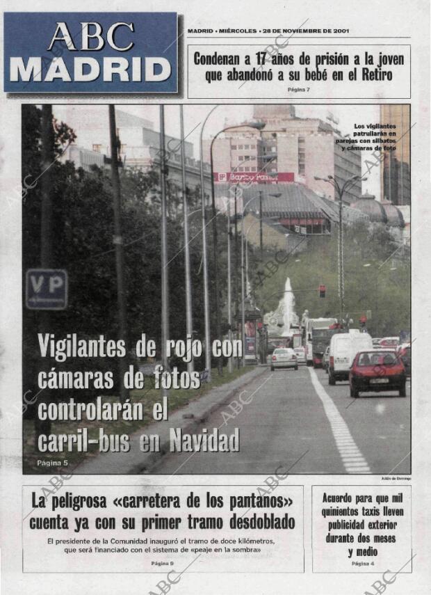 ABC MADRID 28-11-2001 página 85