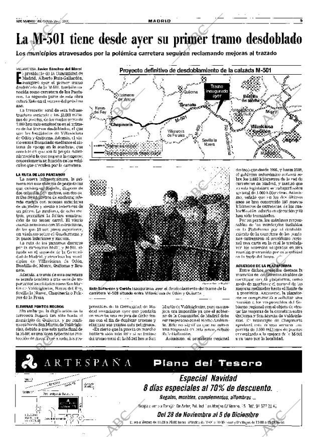 ABC MADRID 28-11-2001 página 93