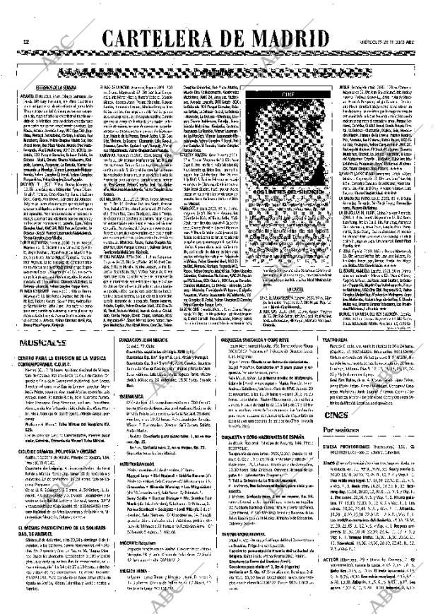 ABC MADRID 28-11-2001 página 96