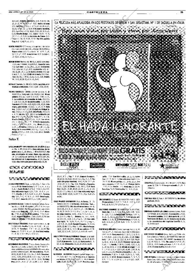 ABC MADRID 28-11-2001 página 99
