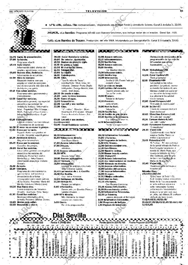 ABC SEVILLA 28-11-2001 página 93