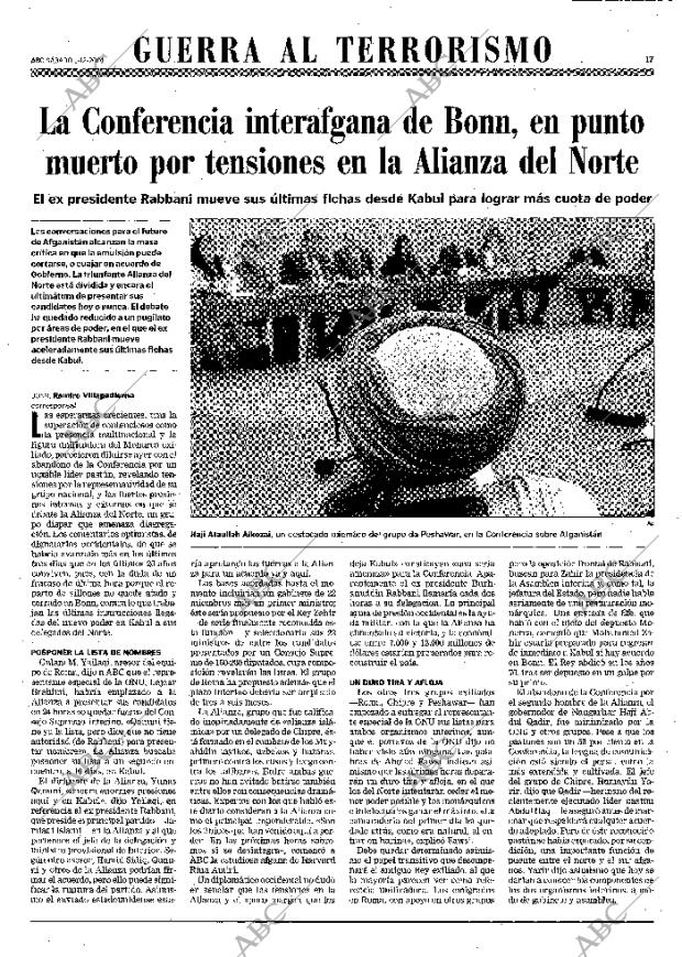 ABC MADRID 01-12-2001 página 17