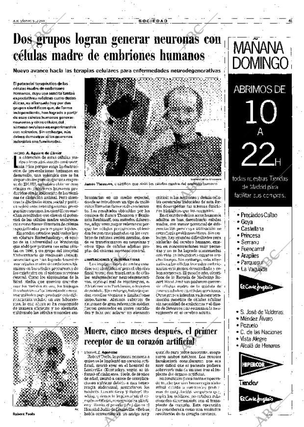 ABC MADRID 01-12-2001 página 41