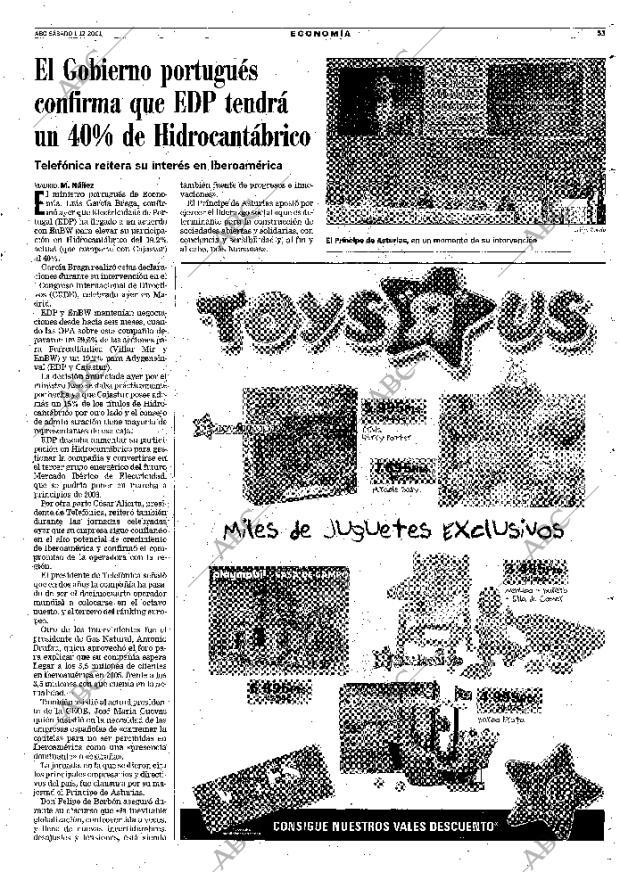 ABC MADRID 01-12-2001 página 53