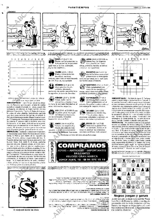 ABC MADRID 01-12-2001 página 74