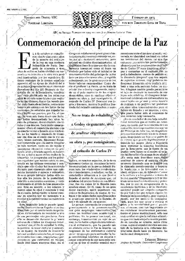ABC SEVILLA 01-12-2001 página 3