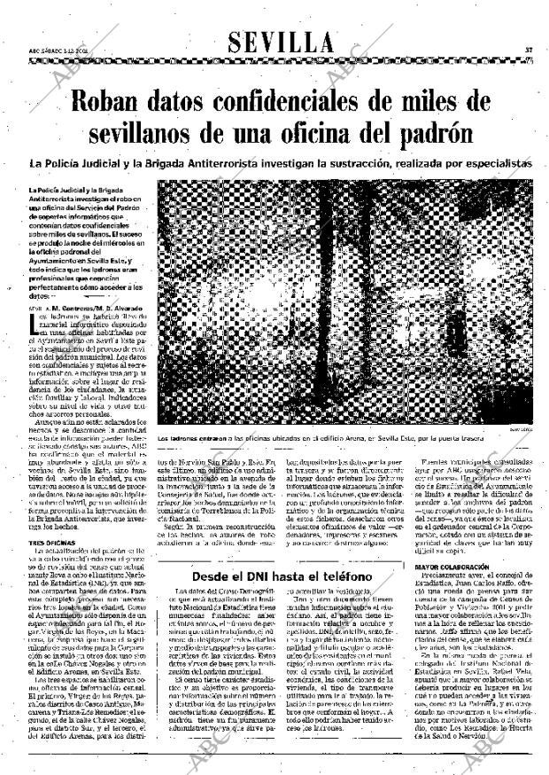 ABC SEVILLA 01-12-2001 página 37