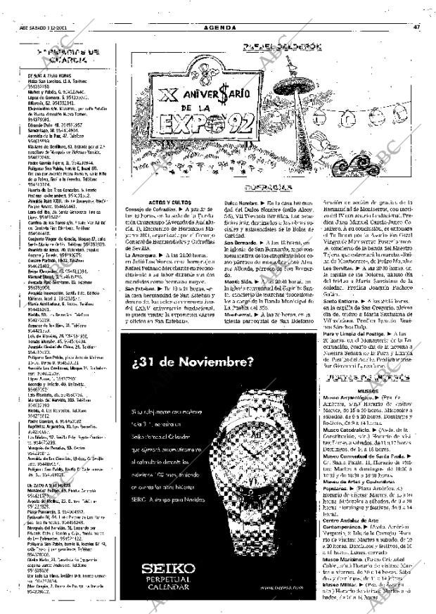 ABC SEVILLA 01-12-2001 página 47