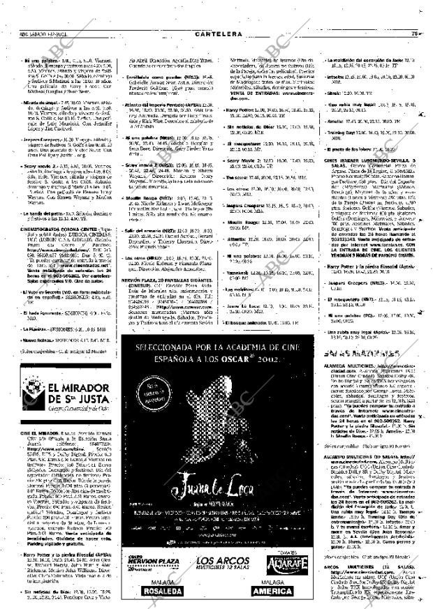 ABC SEVILLA 01-12-2001 página 75