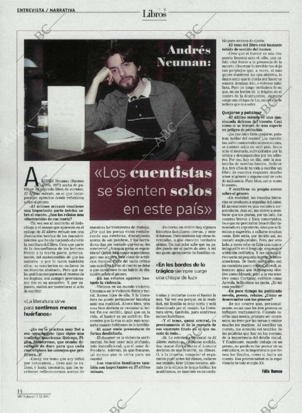 CULTURAL MADRID 01-12-2001 página 14