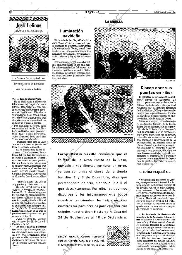 ABC SEVILLA 02-12-2001 página 48