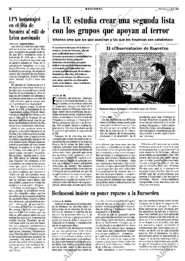 ABC MADRID 04-12-2001 página 28