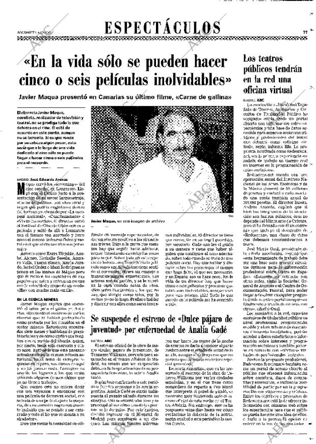 ABC MADRID 04-12-2001 página 77
