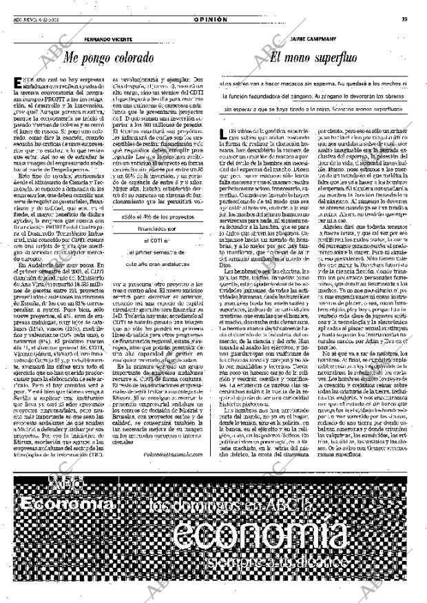 ABC SEVILLA 06-12-2001 página 15