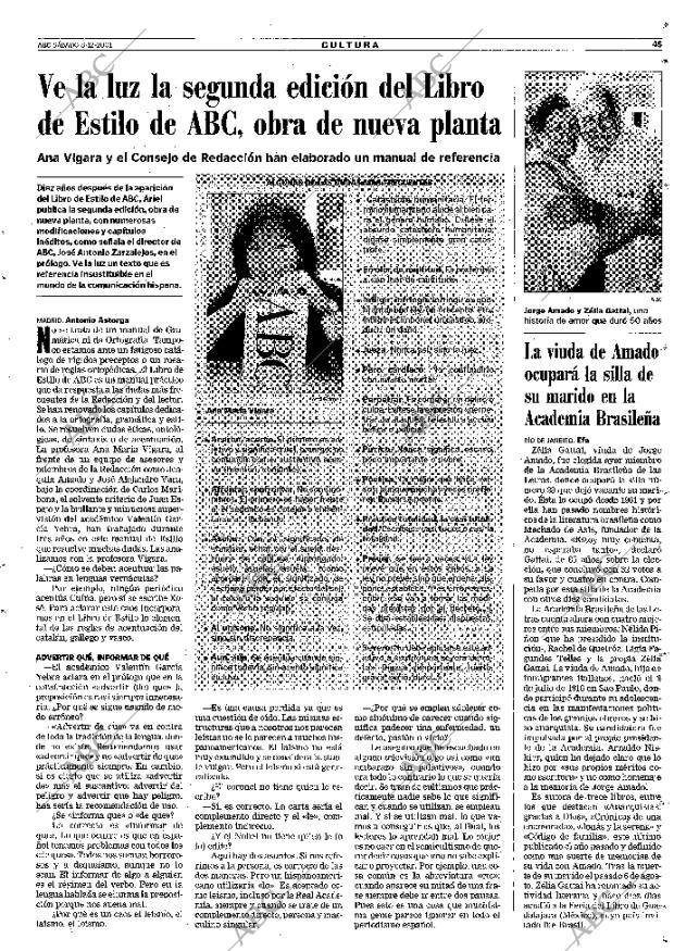 ABC MADRID 08-12-2001 página 45