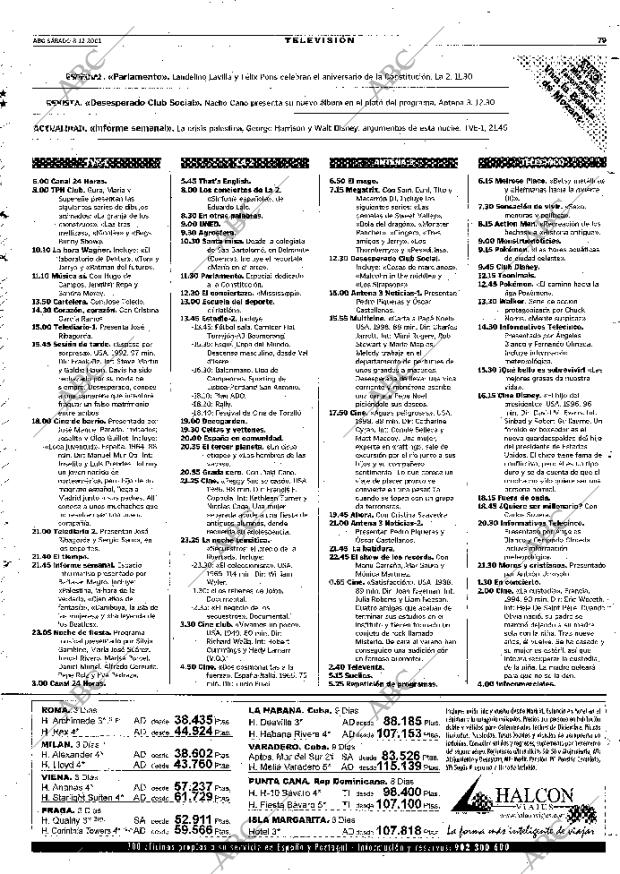 ABC MADRID 08-12-2001 página 79
