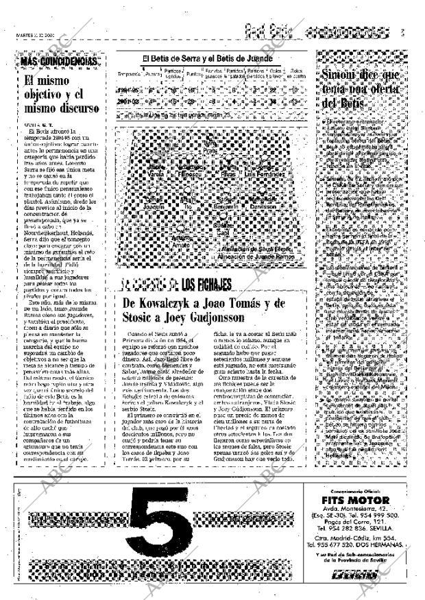 ABC SEVILLA 11-12-2001 página 99