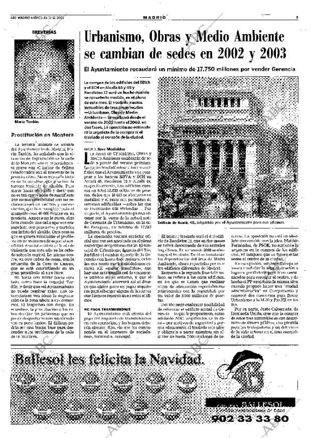 ABC MADRID 12-12-2001 página 91