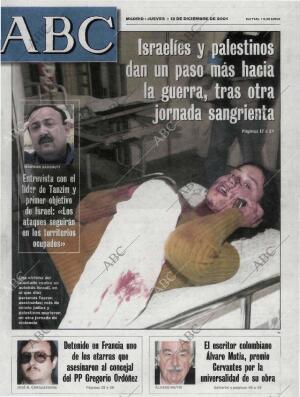 ABC MADRID 13-12-2001 página 1