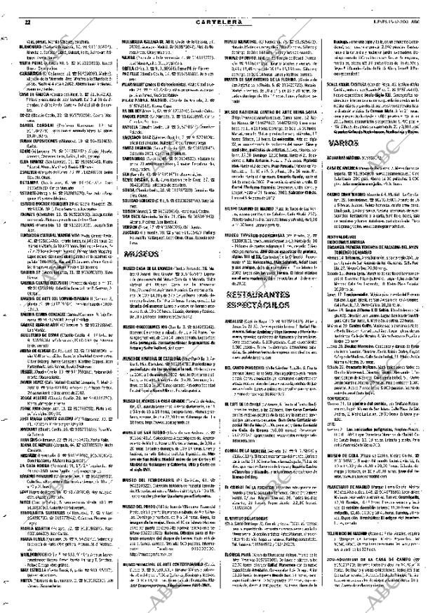 ABC MADRID 13-12-2001 página 110